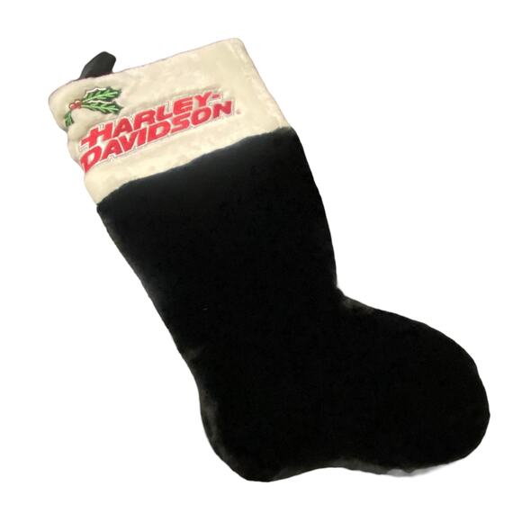 Vintage 1999 Harley Davidson Motorcycles 19" Embroidered Christmas Stocking - Picture 3 of 14